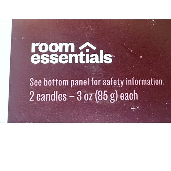 Room Essentials 2pk Tin Gift Set Wildwood Jar Candle 3oz: Soy Wax Blend New - Picture 6 of 7